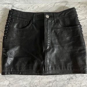 IRO Black Mini Skirt